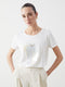 Crew Neck Printed Women's T-shirt